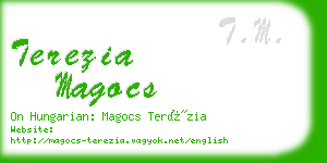 terezia magocs business card